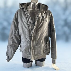 South Pole Men's Gray Puffer Jacket in XL